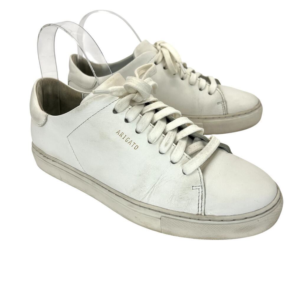 Axel Arigato Clean 90 White Leather Sneakers 39 Lace Up Low Top